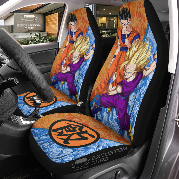 Personalize Your Ride with Dragon Ball Car Seat Covers - Universal Fit 2pcs - EzCustomcar - 5