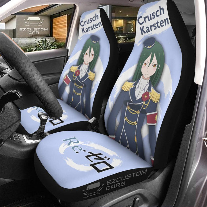 Re:Zero Car Seat Covers - Bring Your Favorite Anime Characters Along for the Ride - EzCustomcar - 4
