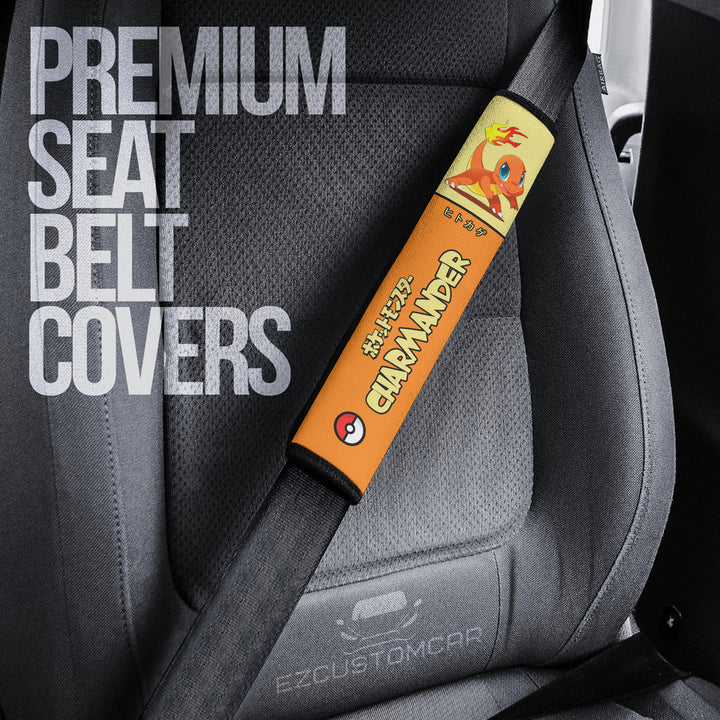 Charmander Seat Belt cover - Custom Pokemon Gift Car Accessories - EzCustomcar - 2