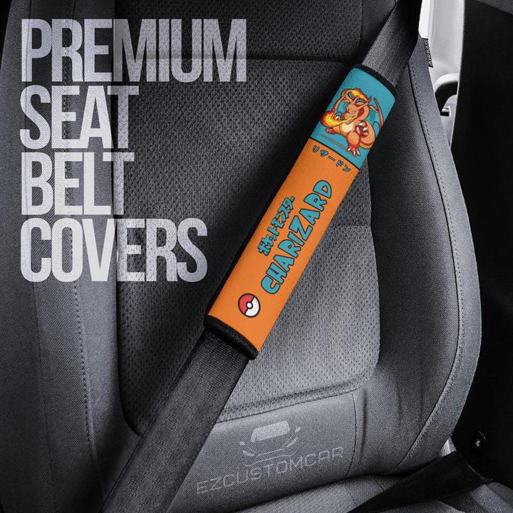 Charizard Pokemon Seat Belt Covers - EzCustomcar - 2