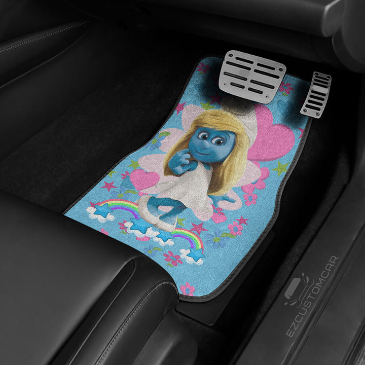 Smurfette Car Floor Mats Custom for Smurfs Car Decoration - EzCustomcar - 4