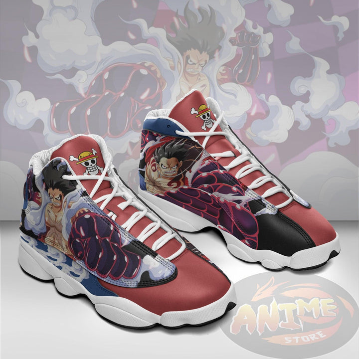 Luffy Gear Fourth Shoes Custom 1Piece Anime JD13 Sneakers - EZCustomcar - 2