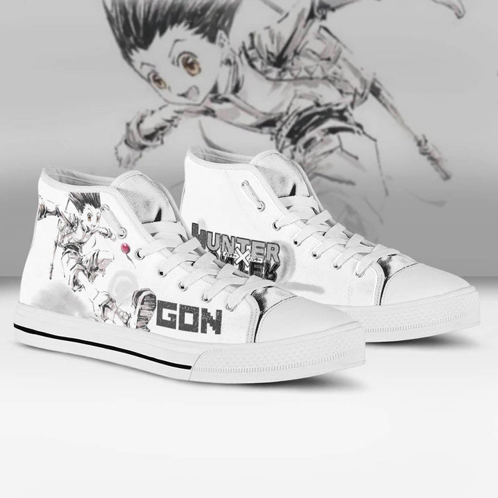 Hunter x Hunter Shoes Anime High Tops Gon Freecss Custom Sneakers - EZCustomcar - 4