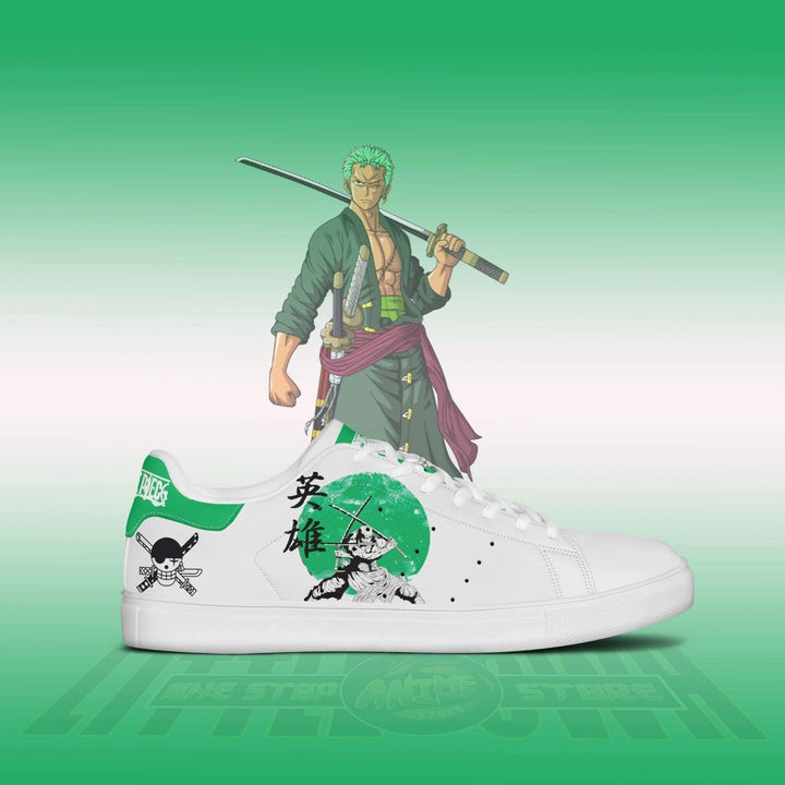 Roronoa Zoro Sneakers Custom 1Piece Anime Shoes - EZCustomcar - 3
