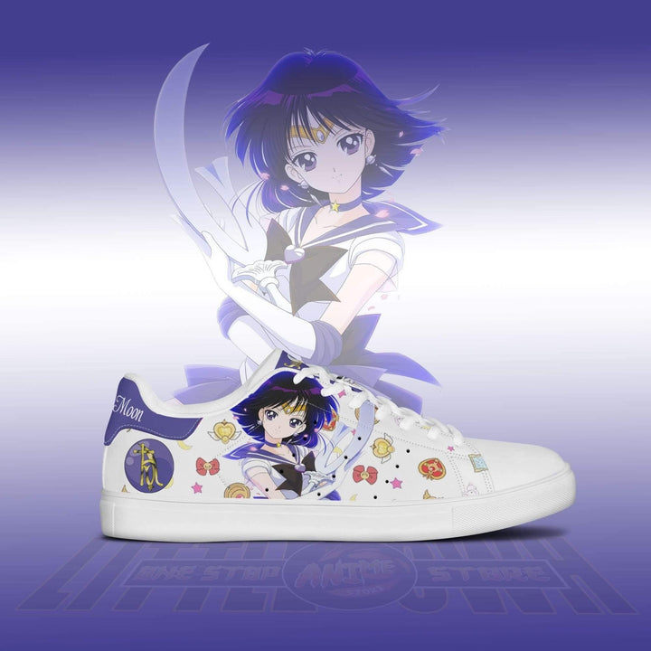 Sailor Saturn Sneakers Custom Sailor Moon Anime Shoes - EZCustomcar - 2