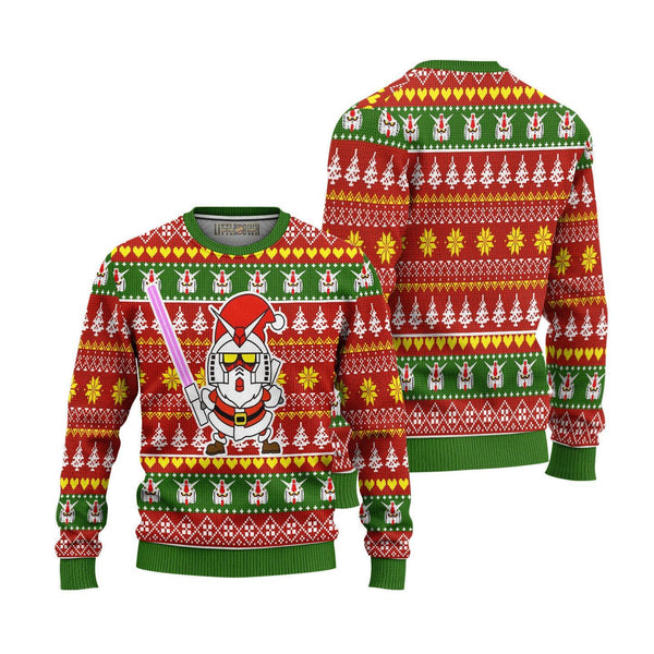 Gundam Santa Ugly Christmas Sweater - EzCustomcar - 1