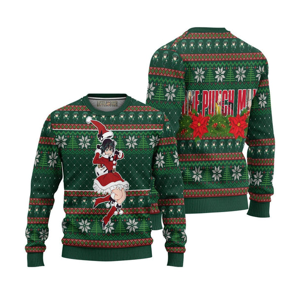 One Punch Man Fubuki Ugly Christmas Sweater - EzCustomcar - 1