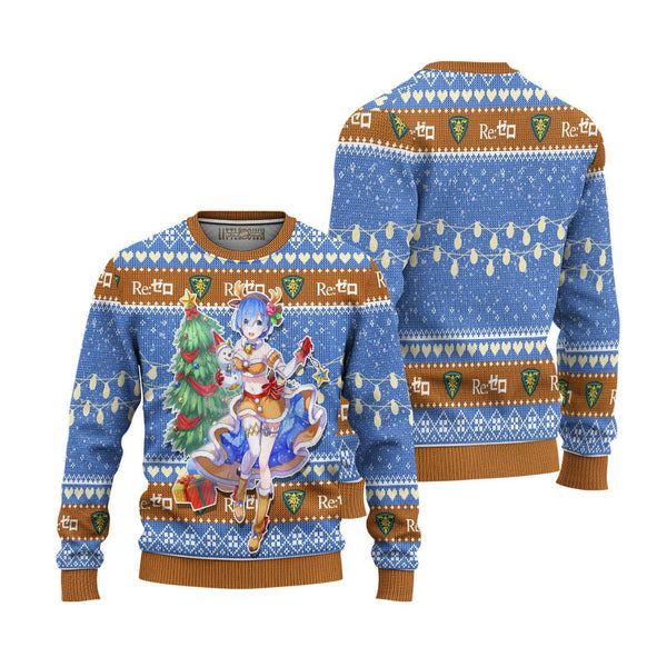 Re Zero Rem Ugly Christmas Sweater - EzCustomcar - 1