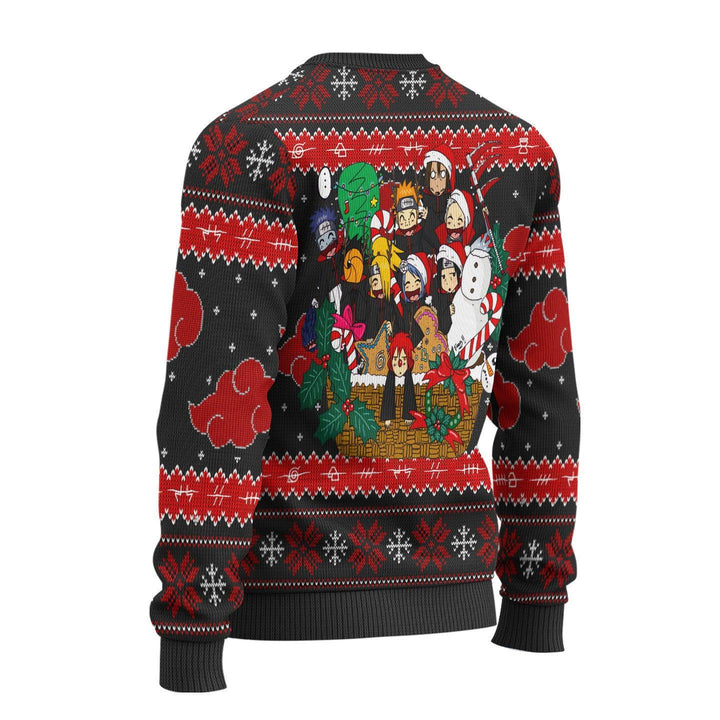 Akatsuki Members Naruto Ugly Christmas Sweater - EzCustomcar - 3