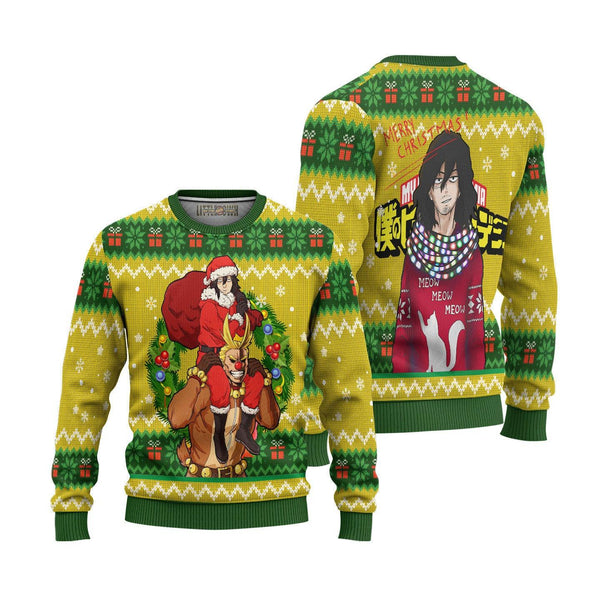 Shota Aizawa My Hero Academia Ugly Christmas Sweater - EzCustomcar - 1