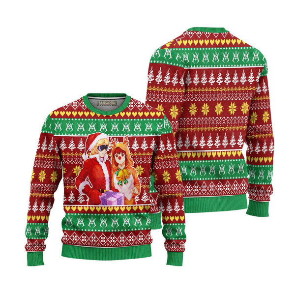 Gundam Char Aznable Ugly Christmas Sweater - EzCustomcar - 1