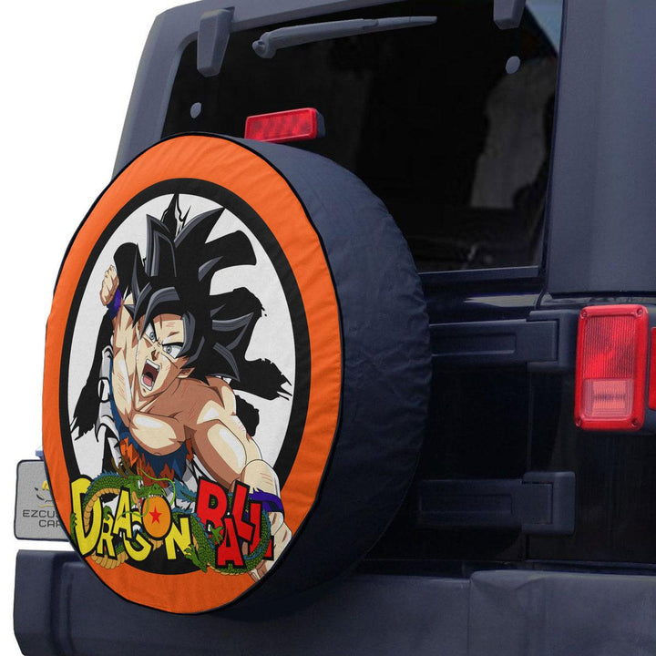 Son Goku Spare Tire Cover Custom Dragon Ball Anime Car Accessories - EzCustomcar - 2