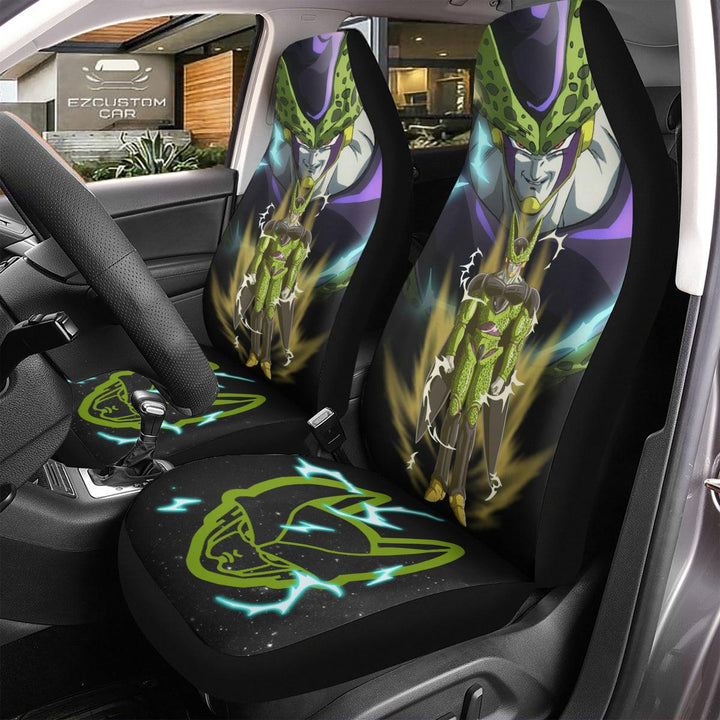 Cell Final Form Car Seat Covers Custom Dragon Ball Anime Car Accessories - EzCustomcar - 3