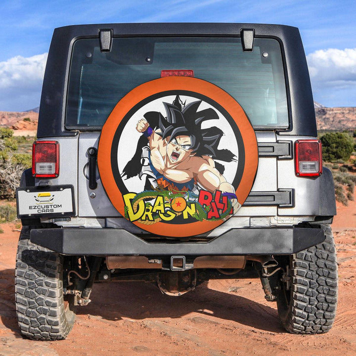 Son Goku Spare Tire Cover Custom Dragon Ball Anime Car Accessories - EzCustomcar - 3