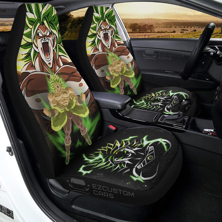 Dragon Ball Super Anime Car Accessories Custom Broly Car Seat Covers - EzCustomcar - 3