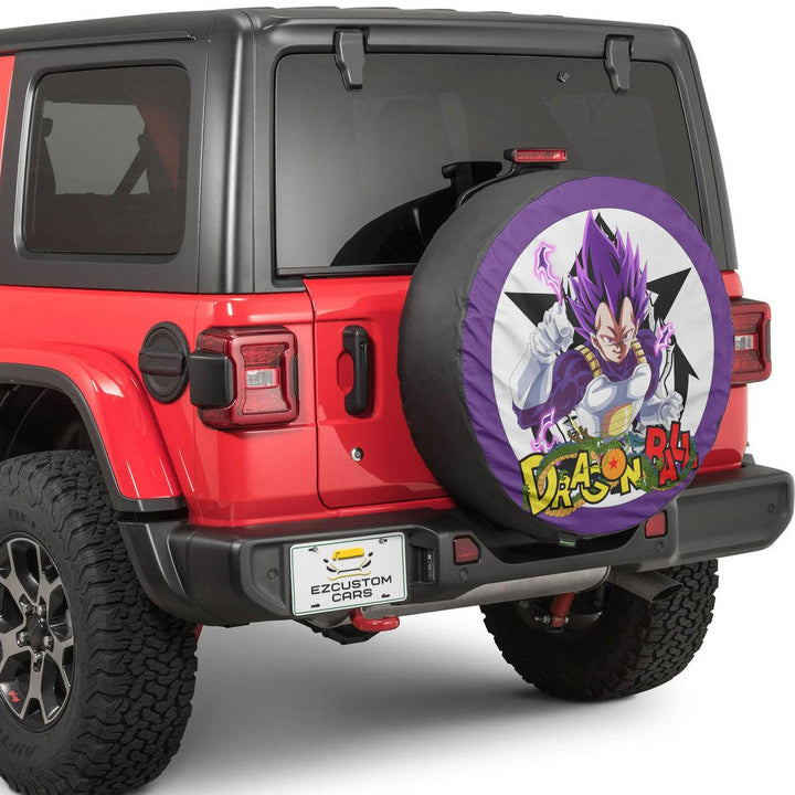 Vegeta Ultra Ego Spare Tire Cover Custom Dragon Ball Anime Car Accessories - EzCustomcar - 4