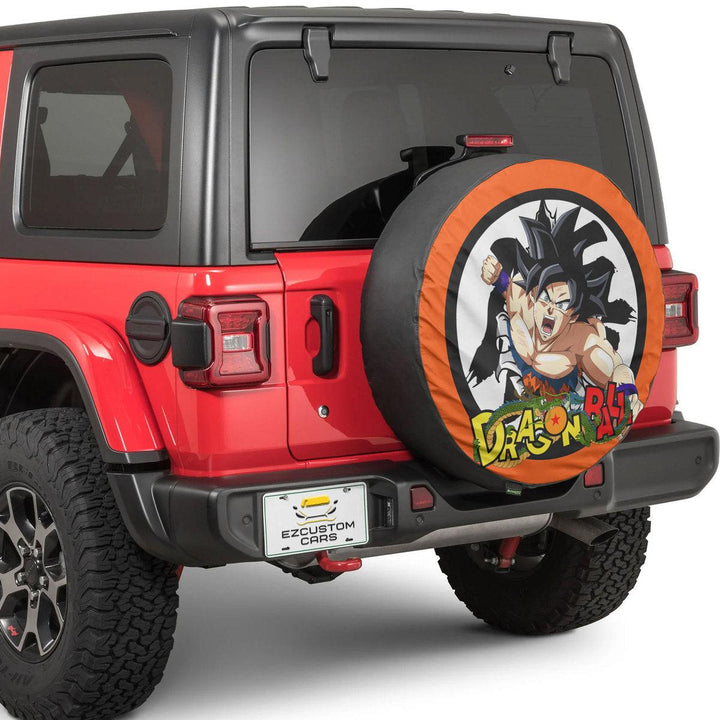 Son Goku Spare Tire Cover Custom Dragon Ball Anime Car Accessories - EzCustomcar - 4