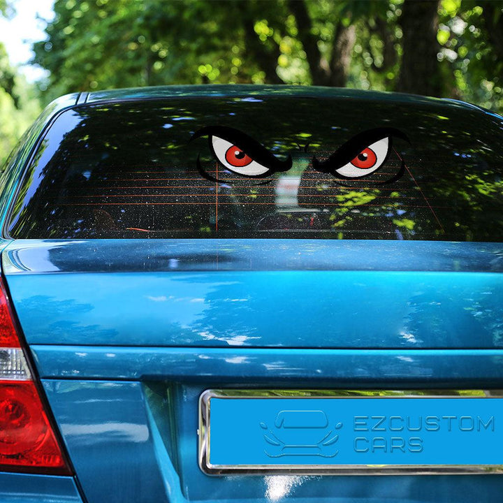 Angry Cartoon Eyes Car Sticker Custom Car Accessories - EzCustomcar - 3