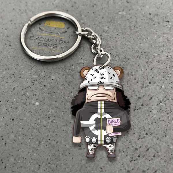 Bartholomew Kuma Keychains Custom One Piece Anime Car Accessories - EzCustomcar - 1