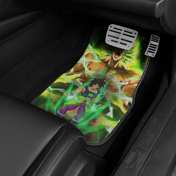 Broly Dragon Ball Car Floor Mats Custom Anime Car Accessories - EzCustomcar - 3