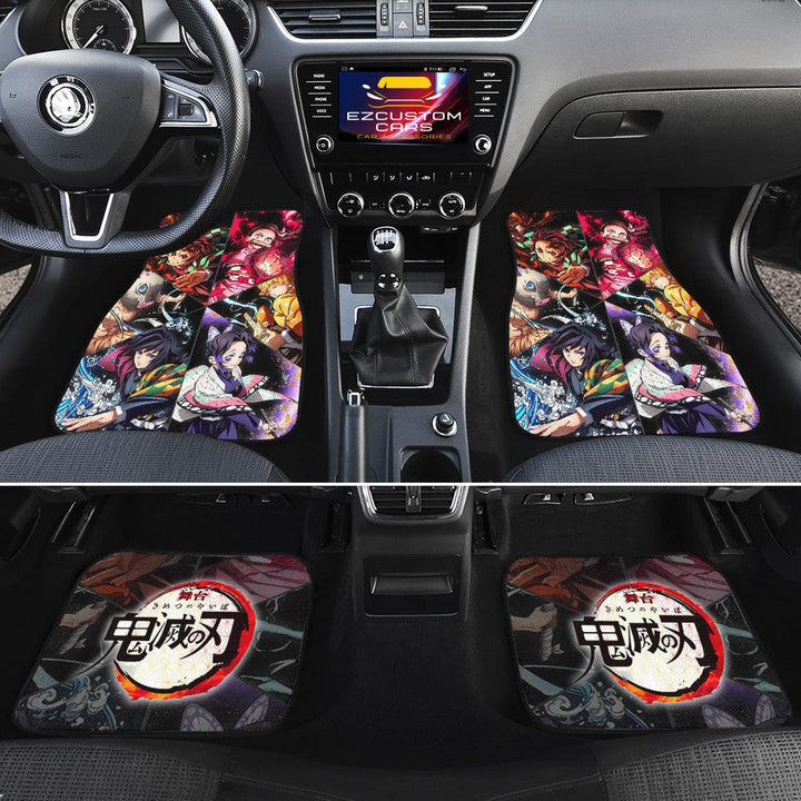 Demon Slayer Car Floor Mats Anime Car Accessories Poster Fan Art - EzCustomcar - 2