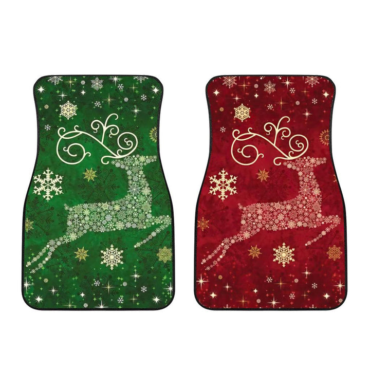 Christmas Car Accessories Custom Car Floor Mats Christmas Reindeer - EzCustomcar - 3