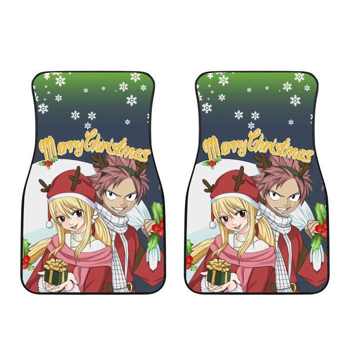 Natsu x Lucy Car Floor Mats Custom Fairy Tail Car Accessories Christmas Gifts - EzCustomcar - 3