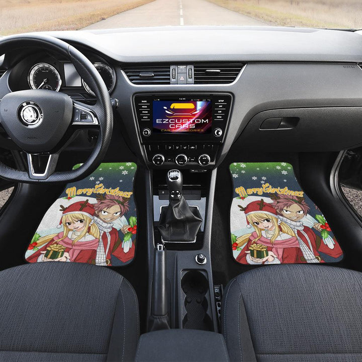 Natsu x Lucy Car Floor Mats Custom Fairy Tail Car Accessories Christmas Gifts - EzCustomcar - 4