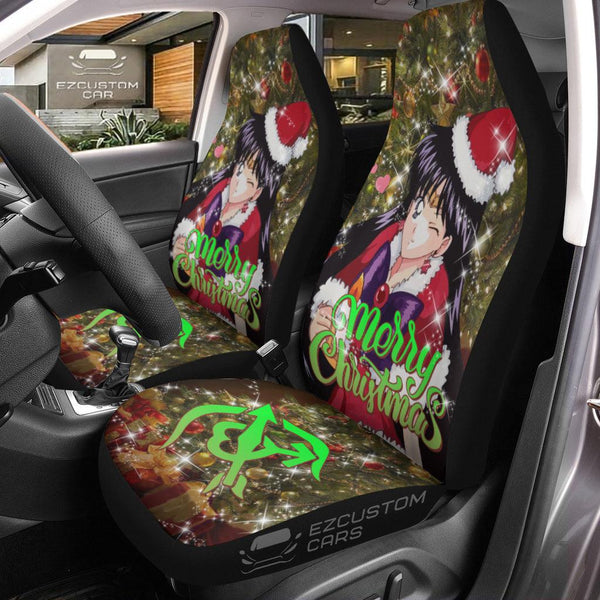 Sailor Mars Car Seat Covers Custom Sailor Moon Car Accessories Christmas Gifts - EzCustomcar - 1