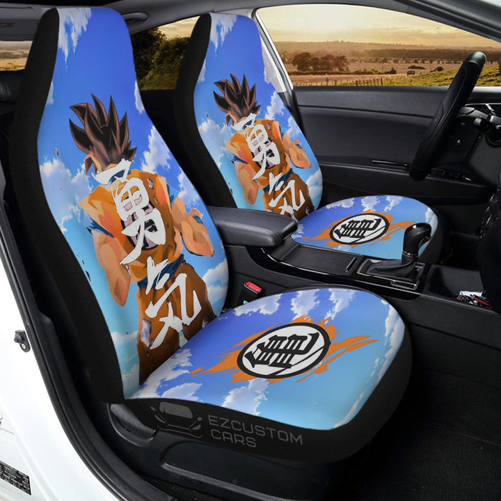 Goku Car Seat Covers Dragon Ball Anime Car Accessories - EzCustomcar - 3