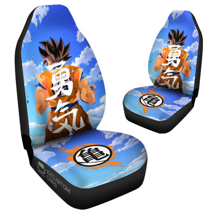 Goku Car Seat Covers Dragon Ball Anime Car Accessories - EzCustomcar - 4