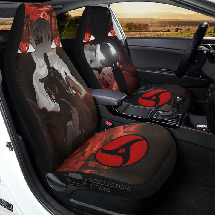 Itachi Uchiha Car Seat Covers Custom Naruto Anime Car Accessories - EzCustomcar - 3