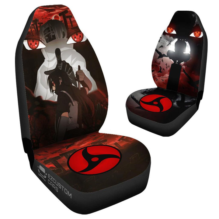 Itachi Uchiha Car Seat Covers Custom Naruto Anime Car Accessories - EzCustomcar - 4