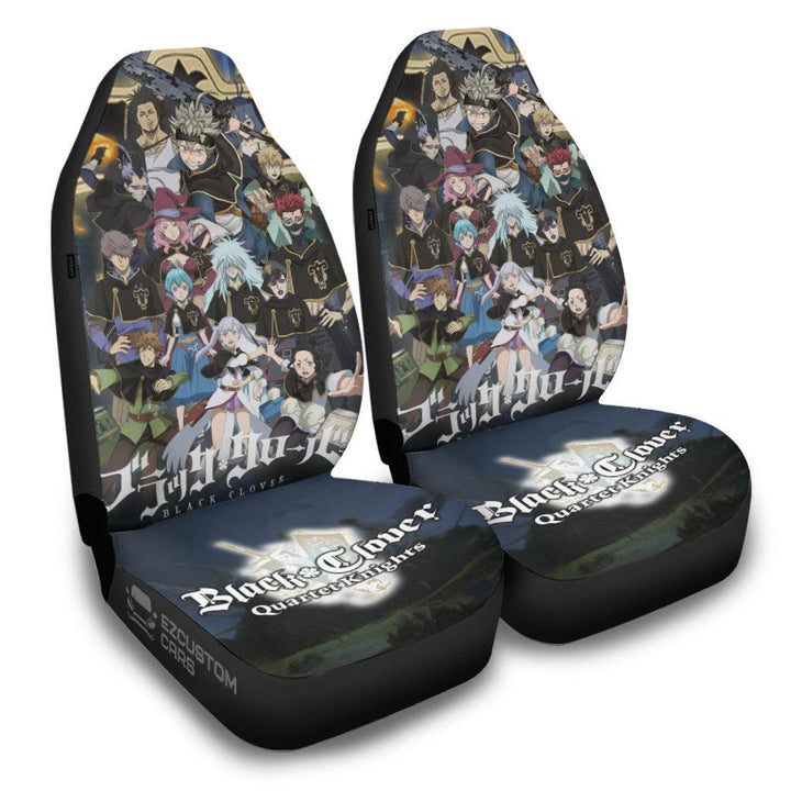 Main Character Car Seat Covers Custom Black Clover Anime Car Accessories - EzCustomcar - 2
