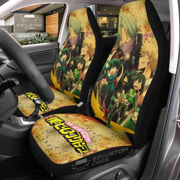 MHA Heroes Car Accessories Anime Car Seat Covers - EzCustomcar - 1
