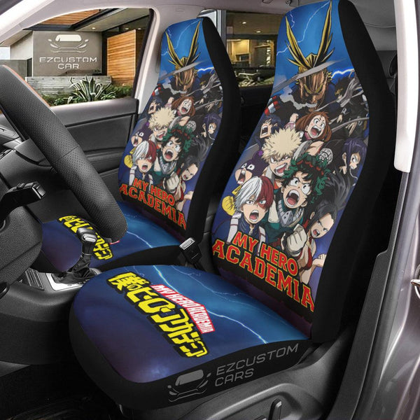 MHA Heroes x Villains Car Accessories Anime Car Seat Covers - EzCustomcar - 1