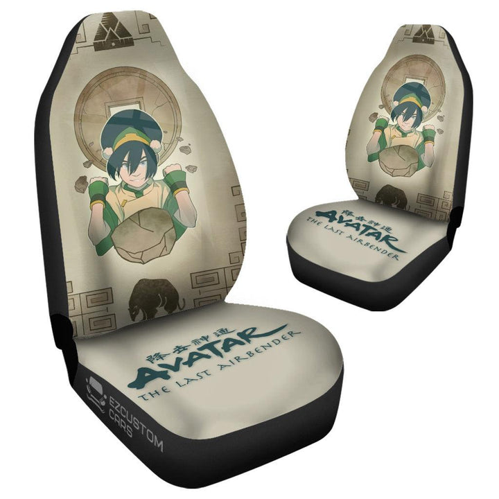 Toph Beifong Avatar Car Seat Cover Anime Car Accessories - EzCustomcar - 4