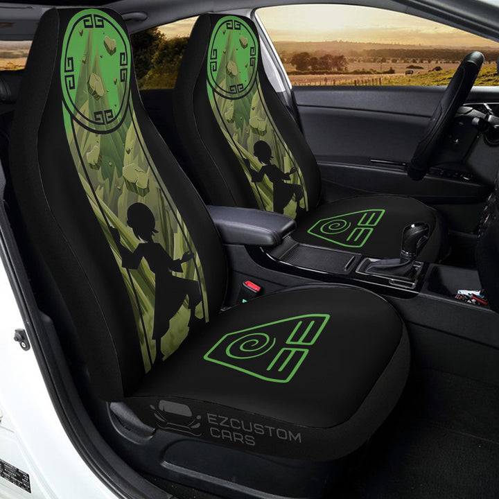 Toph Beifong Car Seat Cover Custom Avatar Anime Car Accessories - EzCustomcar - 3