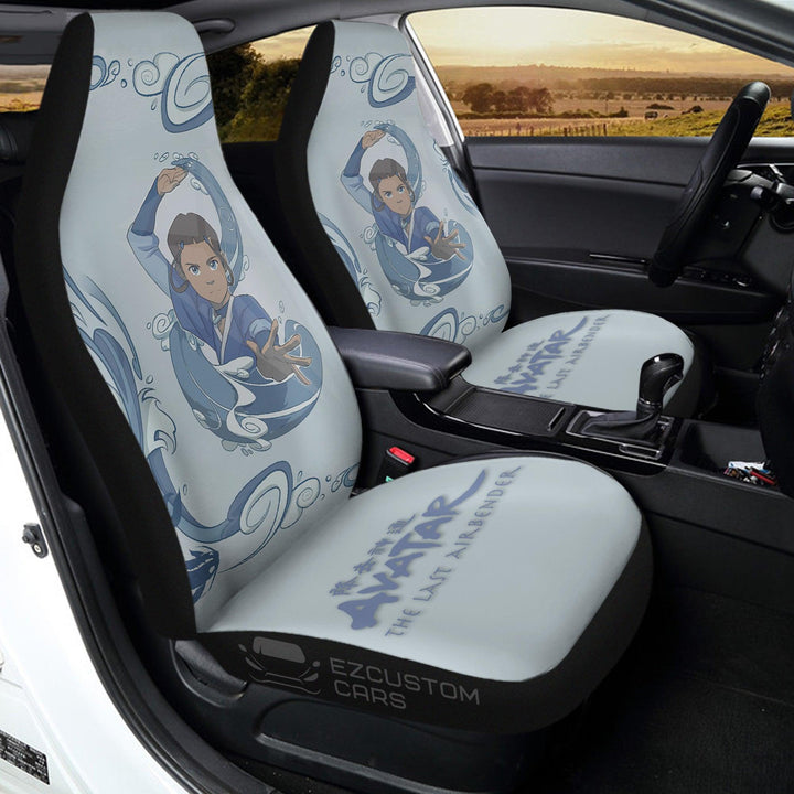 Katara Car Seat Cover Custom Avatar: The Last Airbender Anime Car Accessories - EzCustomcar - 2