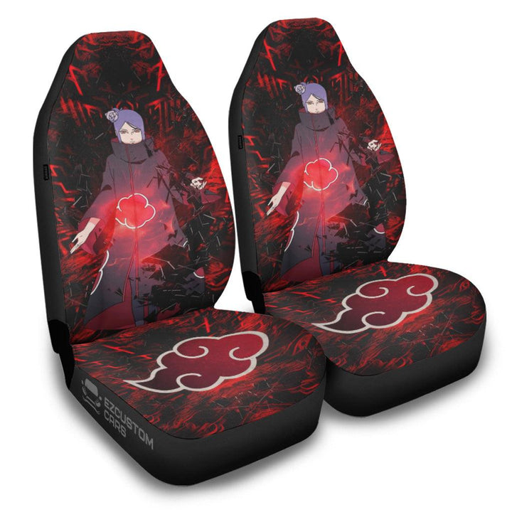 Akatsuki Car Accessories Anime Car Seat Covers Konan Ultimate - EzCustomcar - 2