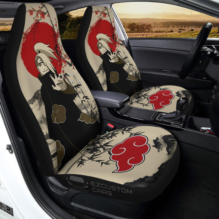 Akatsuki Car Accessories Anime Car Seat Covers Pain Mix Antique Artwork - EzCustomcar - 2