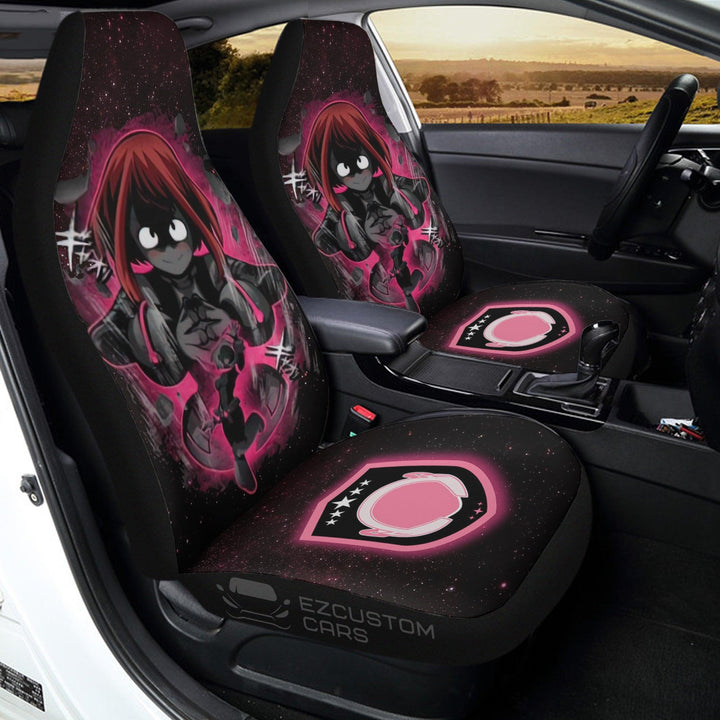 Ochaco Car Seat Covers Custom MHA Anime Car Accessories - EzCustomcar - 3