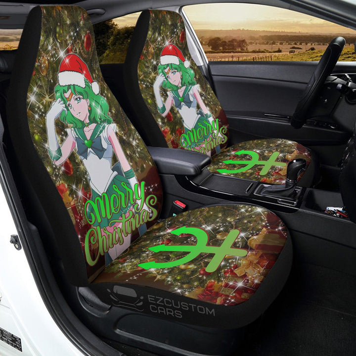 Sailor Neptune Christmas Car Seat Covers Custom Sailor Moon Car Accessories - EzCustomcar - 3