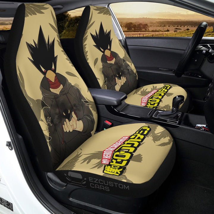 Fumikage Tokoyami Car Seat Covers Custom MHA Anime Car Accessories - EzCustomcar - 3
