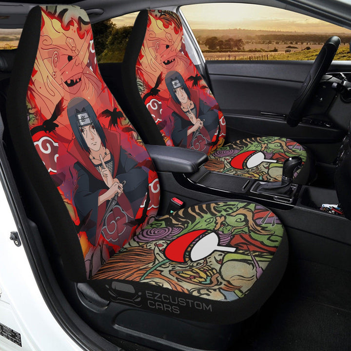 Akatsuki Car Accessories Anime Car Seat Covers Itachi Susanoo - EzCustomcar - 3
