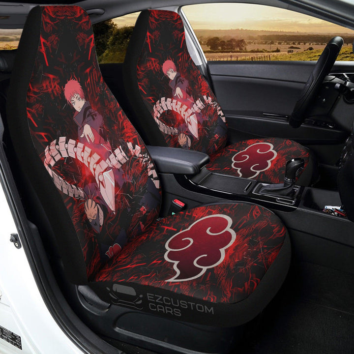 Akatsuki Car Accessories Anime Car Seat Covers Sasori Ultimate - EzCustomcar - 3