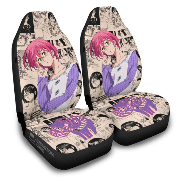 Seven Deadly Sins Car Accessories Anime Car Seat Covers Gowther Mix Manga - EzCustomcar - 1