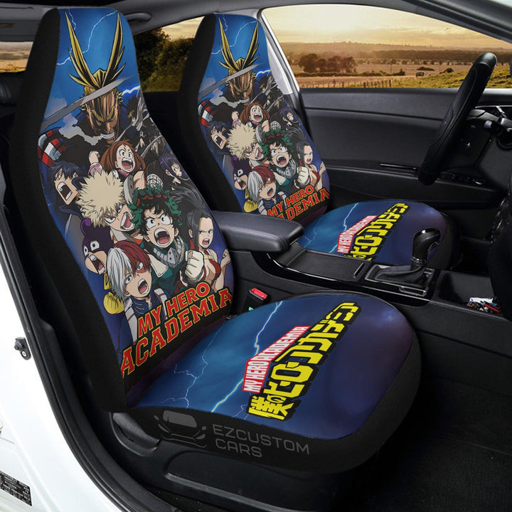 MHA Heroes x Villains Car Accessories Anime Car Seat Covers - EzCustomcar - 3