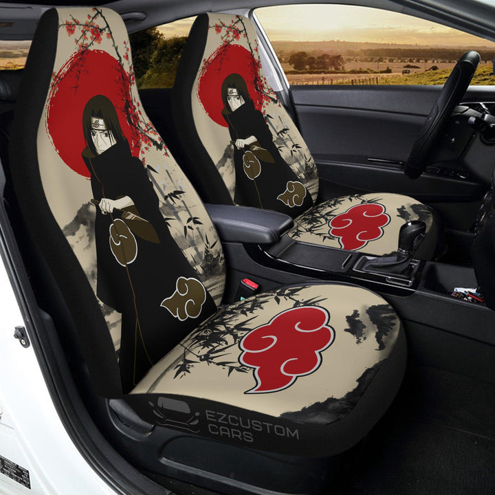 Akatsuki Car Accessories Anime Car Seat Covers Hidan Mix Antique Artwork - EzCustomcar - 2