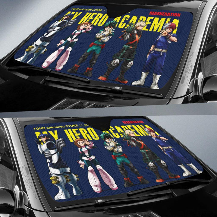 Car Sun Shade Custom My Hero Academia Anime Car Accessories Main Characters - EzCustomcar - 2